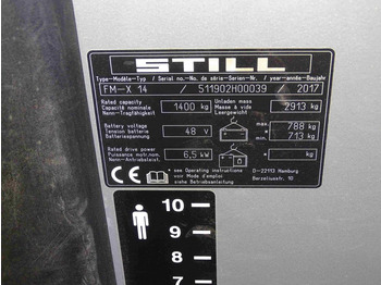 Empilhador retráctil Still FM-X14: foto 5