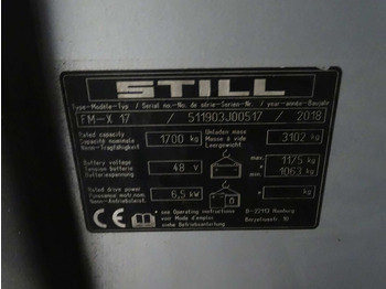Empilhador retráctil Still FM-X17: foto 5