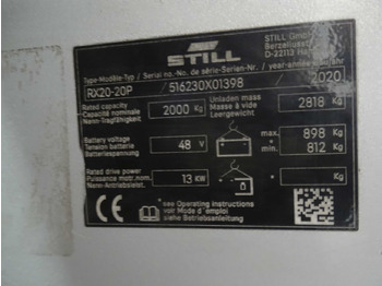 Empilhadeira elétrica Still RX20-20P: foto 5