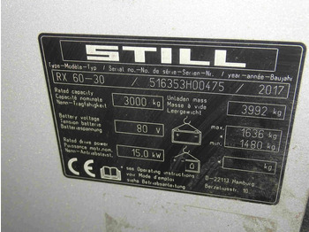 Empilhadeira elétrica Still RX60-30: foto 5