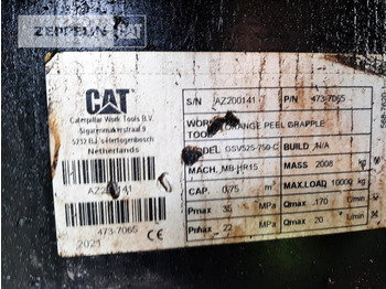 Garra por Máquina de construção Cat GSV525 Mehrschalen: foto 5