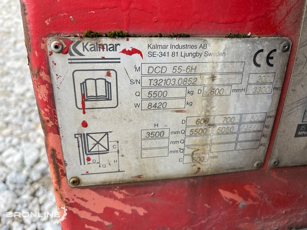 2000 Kalmar DCD 55-6H tõstuk - Empilhadeira a diesel: foto 3 2000 Kalmar DCD 55-6H tõstuk - Empilhadeira a diesel: foto 3