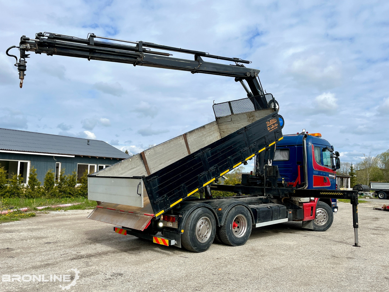 2002 SCANIA R114 6X2*4 Tipper+HIAB 166-e5 crane - Camião basculante, Camião grua: foto 5 2002 SCANIA R114 6X2*4 Tipper+HIAB 166-e5 crane - Camião basculante, Camião grua: foto 5