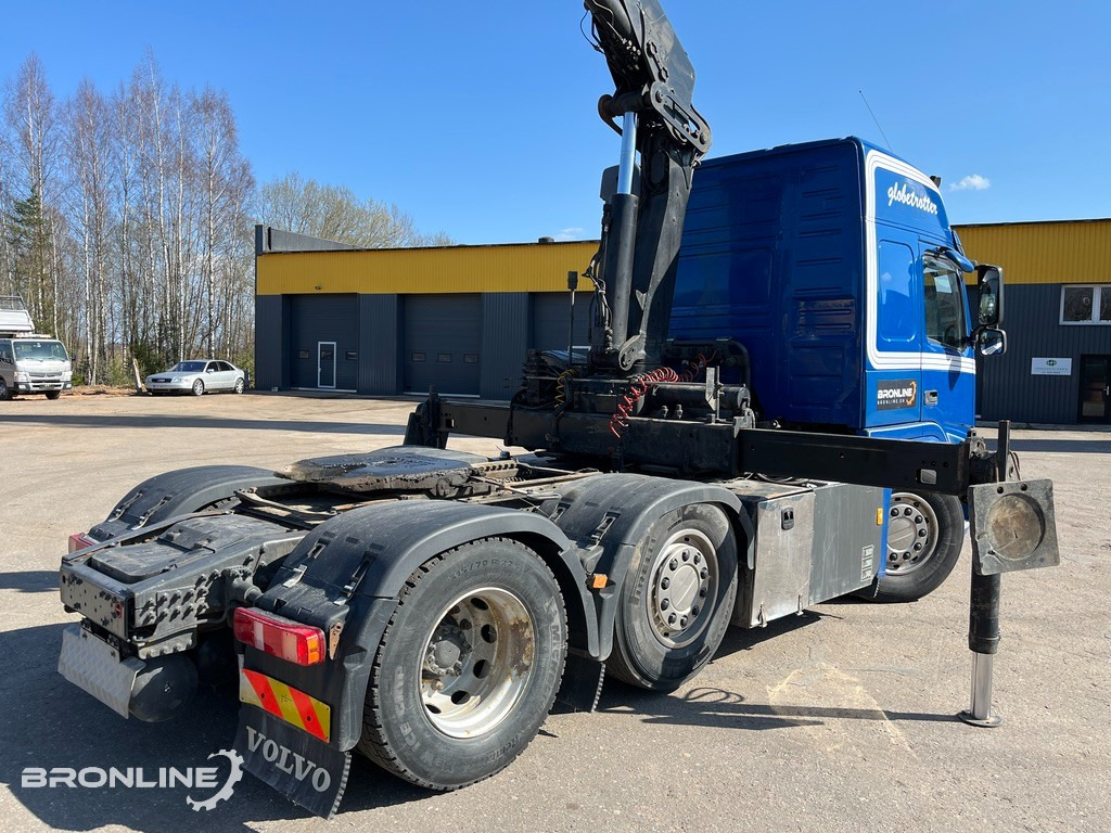 2008 VOLVO FM440 6x2+HIAB Crane+Platform trailer - Tractor, Semi-reboque plataforma/ Caixa aberta: foto 5 2008 VOLVO FM440 6x2+HIAB Crane+Platform trailer - Tractor, Semi-reboque plataforma/ Caixa aberta: foto 5