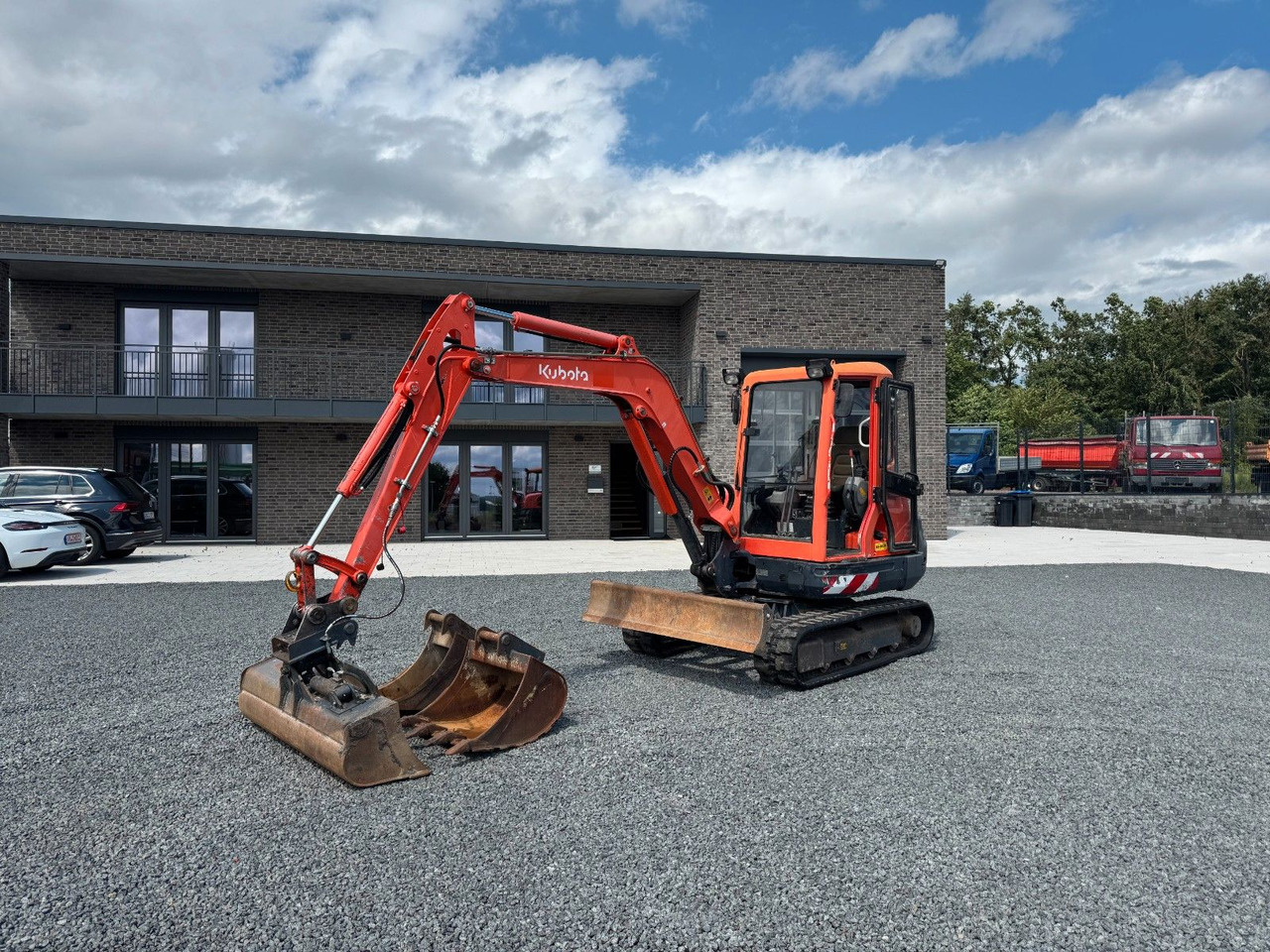 Kubota KX 121-3a KX121 Minibagger Monoausleger 3xLöffel - Mini escavadeira: foto 1 Kubota KX 121-3a KX121 Minibagger Monoausleger 3xLöffel - Mini escavadeira: foto 1