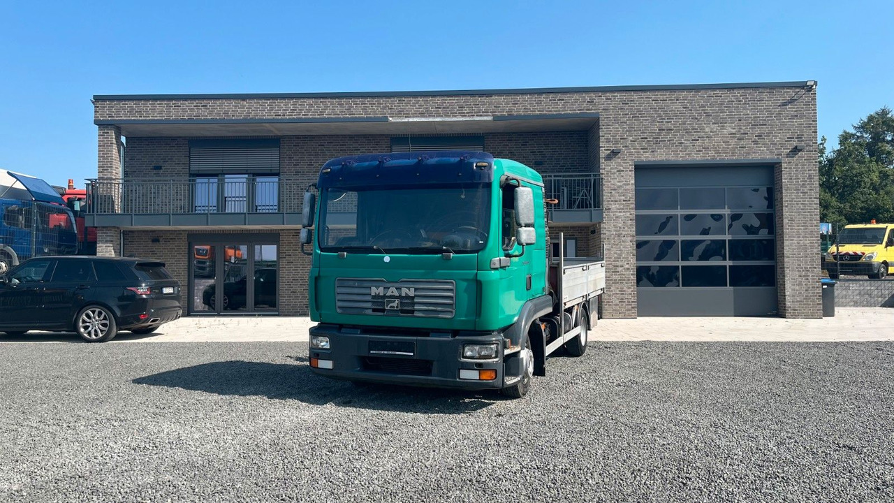 MAN TGL 8.180 4x2 Kran Hiab Tempomat MAN TGL 8.180 4x2 Kran Hiab Tempomat - Camião de caixa aberta/ Plataforma, Camião grua: foto 1 MAN TGL 8.180 4x2 Kran Hiab Tempomat MAN TGL 8.180 4x2 Kran Hiab Tempomat - Camião de caixa aberta/ Plataforma, Camião grua: foto 1