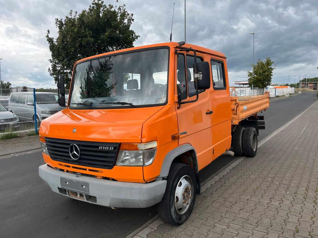 Mercedes-Benz 818 DK Kipper Dreiseitenkipper Meiller Doka - Carrinha basculante, Carrinha cabine dupla: foto 2 Mercedes-Benz 818 DK Kipper Dreiseitenkipper Meiller Doka - Carrinha basculante, Carrinha cabine dupla: foto 2