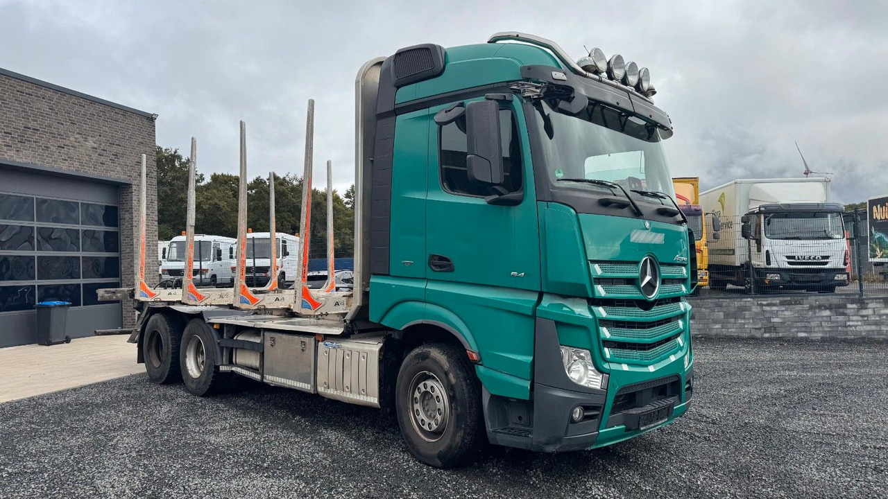 Mercedes-Benz Actros 2645 Holztransporter ohne Kran - Camião transportador de contêineres/ Caixa móvel: foto 3 Mercedes-Benz Actros 2645 Holztransporter ohne Kran - Camião transportador de contêineres/ Caixa móvel: foto 3