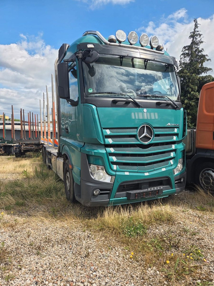 Mercedes-Benz Actros 2648 Holztransporter Kran Vorbereitet - Camião de transporte de madeira: foto 1 Mercedes-Benz Actros 2648 Holztransporter Kran Vorbereitet - Camião de transporte de madeira: foto 1