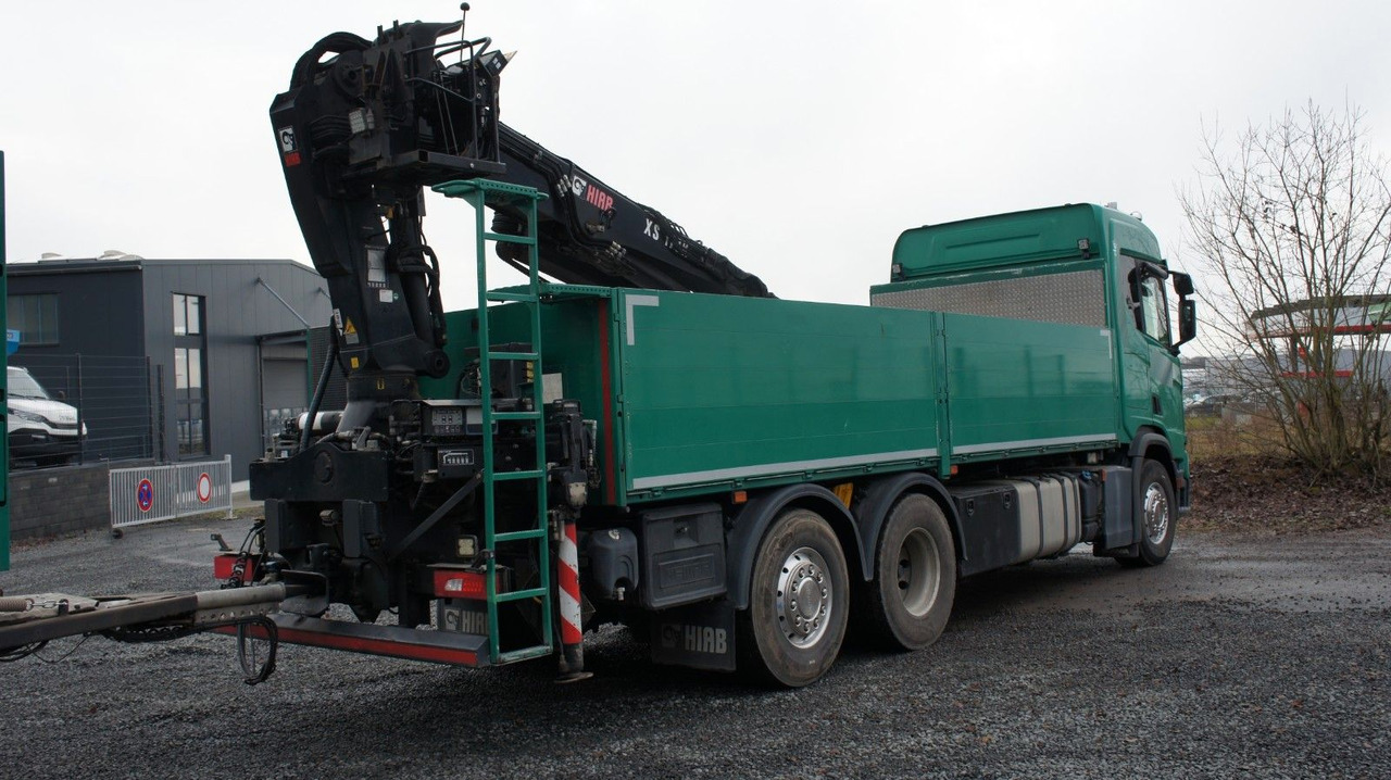 Scania R500 6x2 Baustoffzug Kran HIAB 177 K-2 Pro - Camião de caixa aberta/ Plataforma, Camião grua: foto 4 Scania R500 6x2 Baustoffzug Kran HIAB 177 K-2 Pro - Camião de caixa aberta/ Plataforma, Camião grua: foto 4