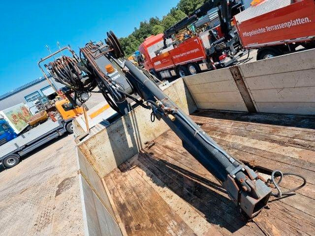 Semi-reboque plataforma/ Caixa aberta VM Trailers / Tri Axle crane Kran Hiab 095-1: foto 8