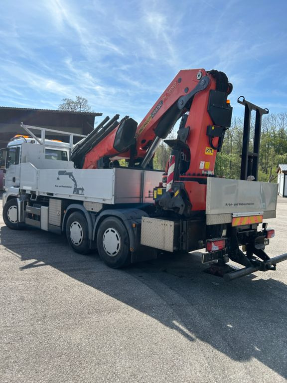 MAN TGS 33 . 440 6x4 Palfinger P K 74002 Seilwinde - Camião grua, Camião de caixa aberta/ Plataforma: foto 1 MAN TGS 33 . 440 6x4 Palfinger P K 74002 Seilwinde - Camião grua, Camião de caixa aberta/ Plataforma: foto 1