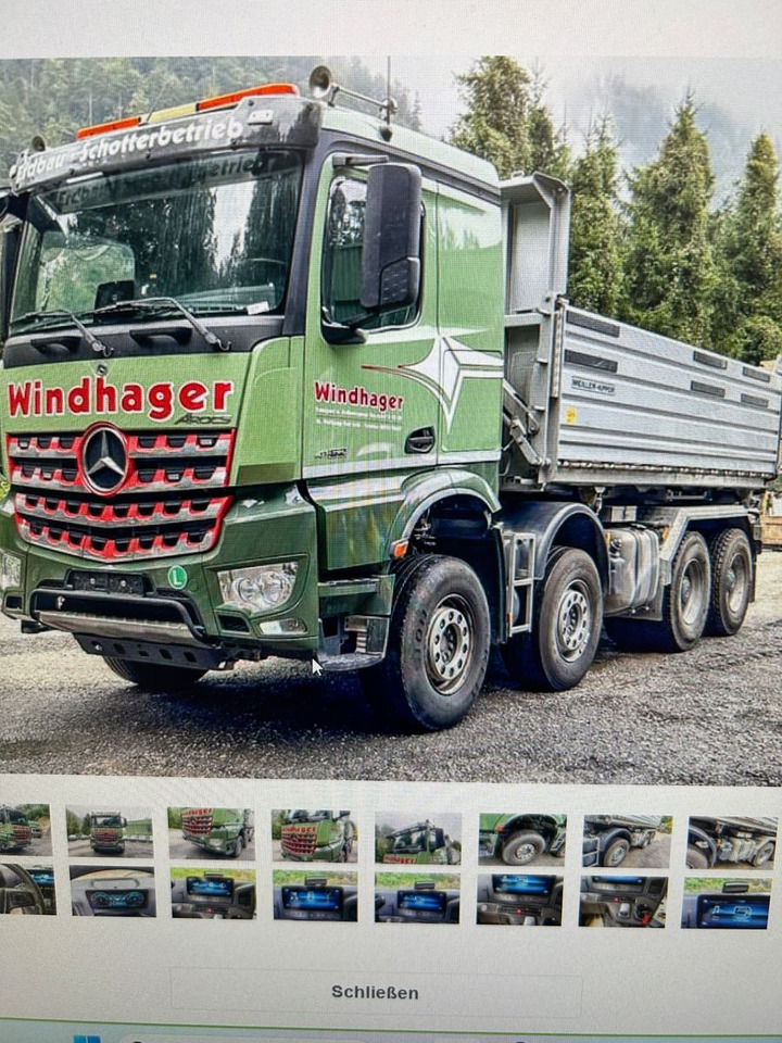 Mercedes-Benz Arocs 4152 8x4 BB  Meiller Special Kipper - Camião basculante: foto 1 Mercedes-Benz Arocs 4152 8x4 BB  Meiller Special Kipper - Camião basculante: foto 1