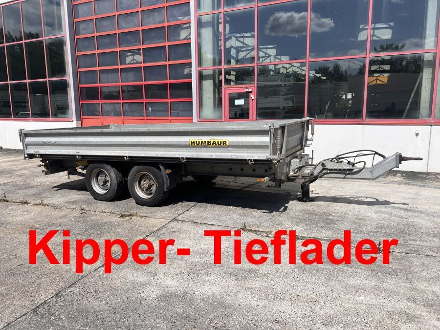 Humbaur Tandemkipper- Tieflader - Reboque basculante: foto 1 Humbaur Tandemkipper- Tieflader - Reboque basculante: foto 1