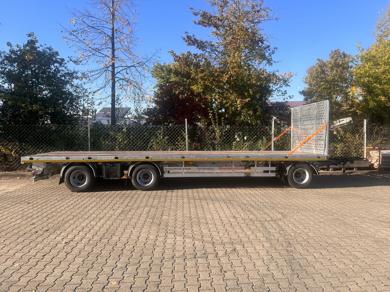 Reboque plataforma/ Caixa aberta novo Möslein T 3 Plato 9 m  3 Achs Jumbo- Plato- Anhänger 9 m, Mega: foto 13