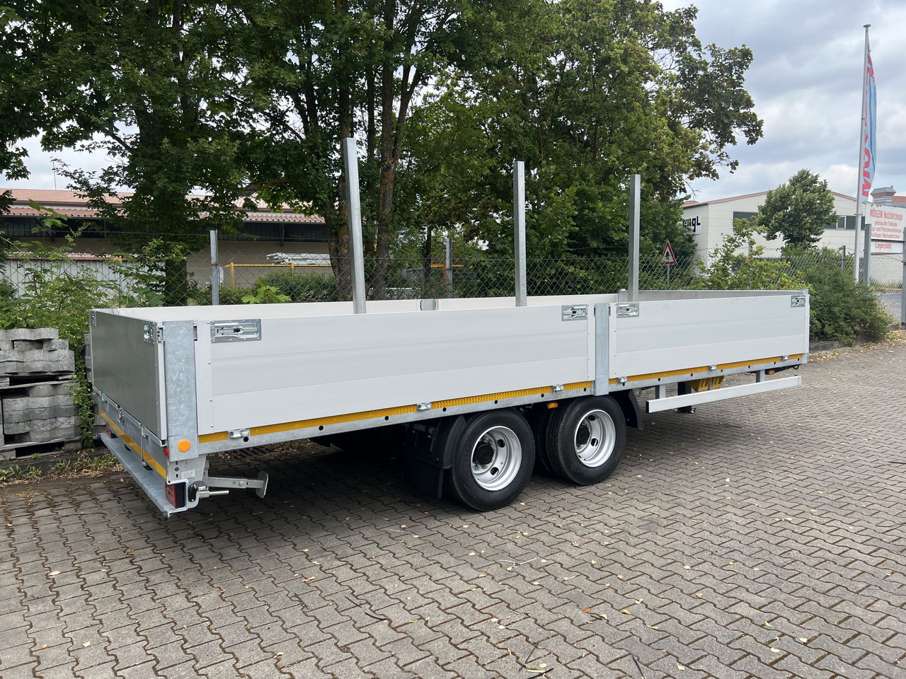 Möslein THT 14,4 G 7,2 14,4 t Tandem- Pritschenanhänger- Tieflader - Reboque plataforma/ Caixa aberta: foto 4 Möslein THT 14,4 G 7,2 14,4 t Tandem- Pritschenanhänger- Tieflader - Reboque plataforma/ Caixa aberta: foto 4