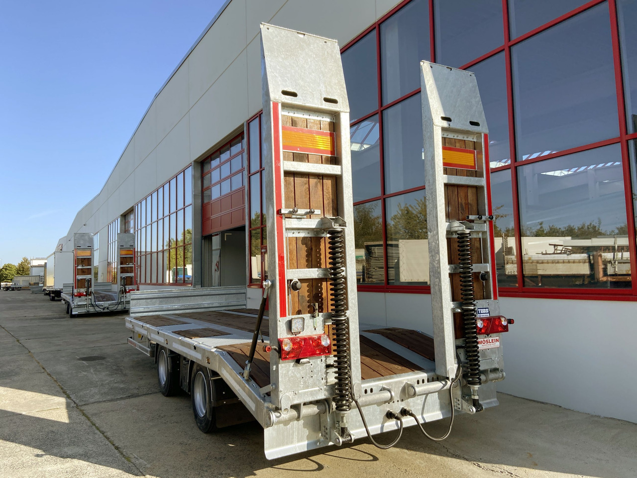 Reboque baixa para transporte de máquinas pesadas novo Möslein TT 21-6,5  21 t Tandemtieflader, Luftgefedert, NEU: foto 8