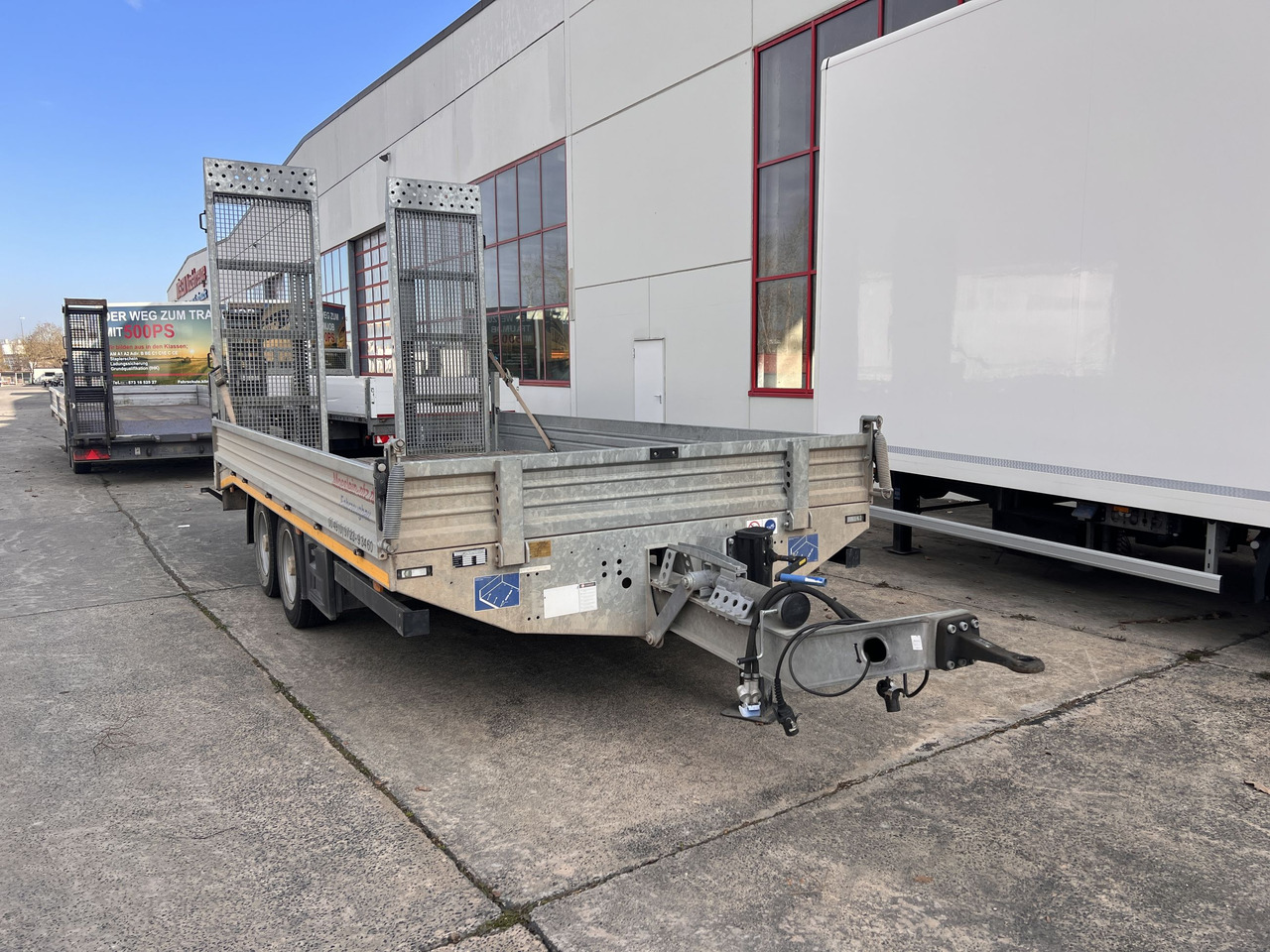 Möslein TTS 11 Schwebheim Tandemtieflader, Breite Rampen, Wenig Benutzt - Reboque baixa: foto 5 Möslein TTS 11 Schwebheim Tandemtieflader, Breite Rampen, Wenig Benutzt - Reboque baixa: foto 5
