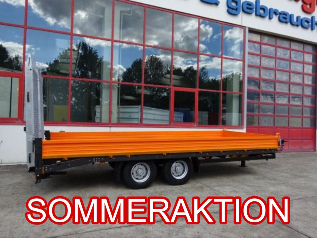 Möslein TTT-11 6,20 Orange Neuer Tandemtieflader - Reboque baixa: foto 1 Möslein TTT-11 6,20 Orange Neuer Tandemtieflader - Reboque baixa: foto 1