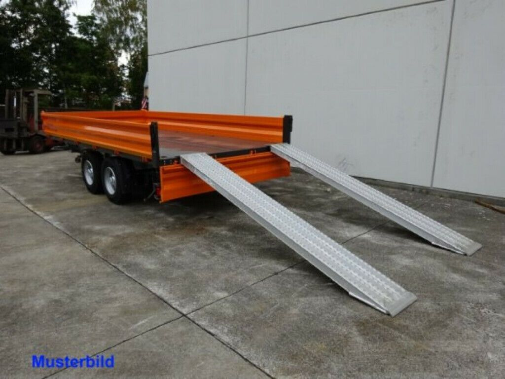 Reboque basculante Möslein  neuer Tandem 3- Seitenkipper Tieflader-- Neufah: foto 14