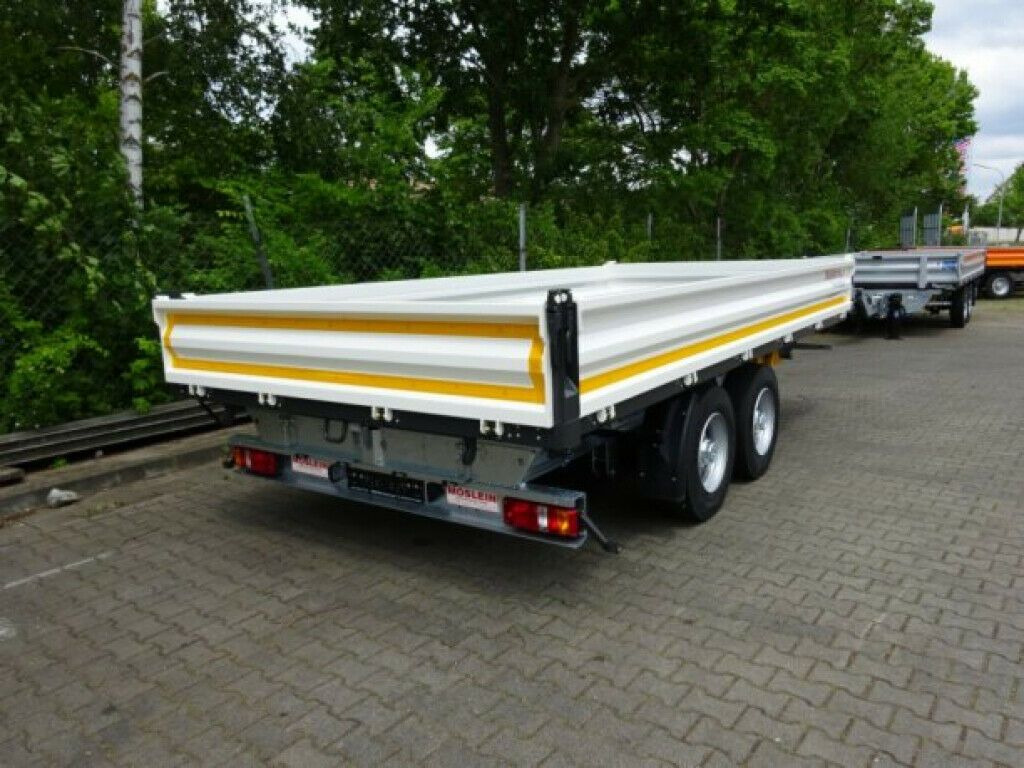 Reboque basculante Möslein  neuer Tandem 3- Seitenkipper Tieflader-- Neufah: foto 7