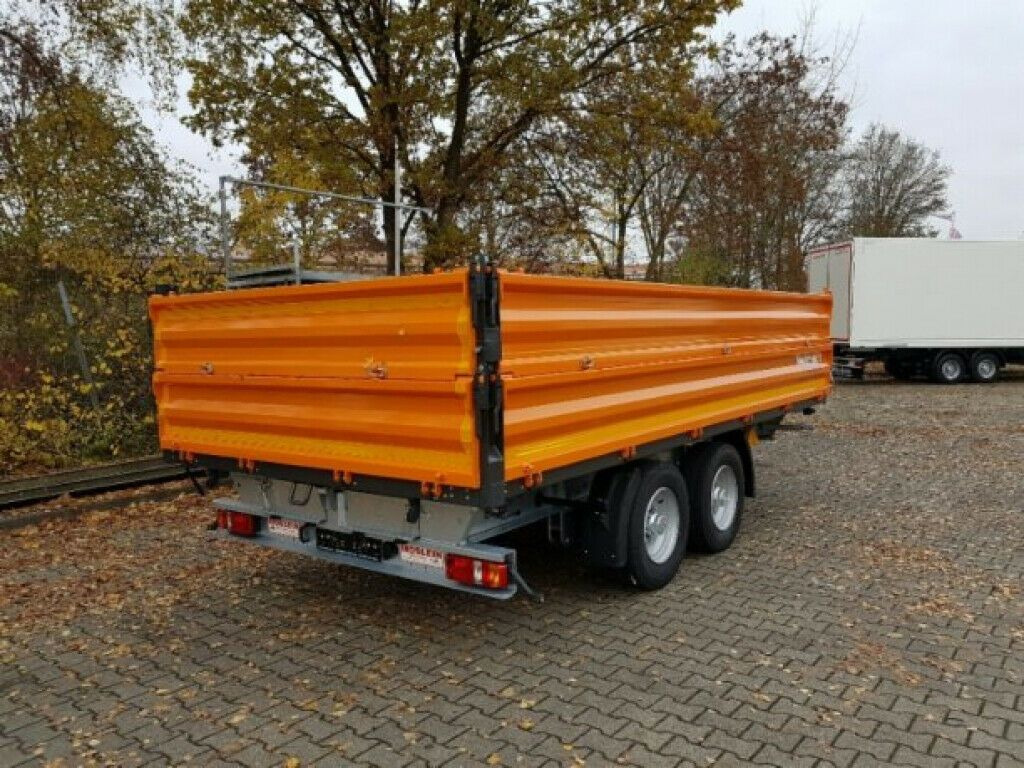 Möslein neuer Tandem 3- Seitenkipper Tiefladermit Bordw - Reboque basculante: foto 4 Möslein neuer Tandem 3- Seitenkipper Tiefladermit Bordw - Reboque basculante: foto 4