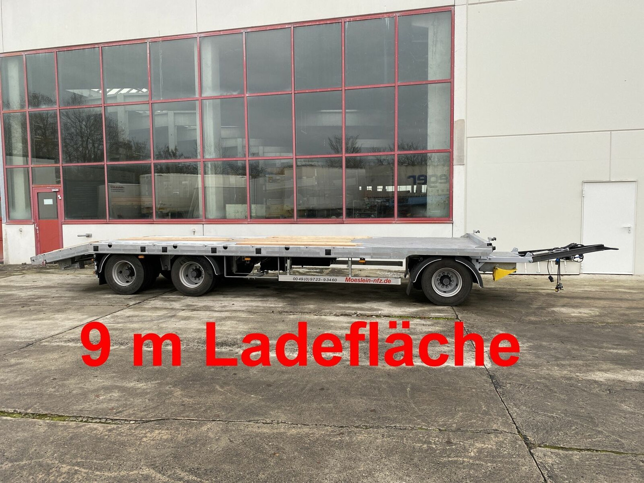 Möslein 3 Achs Plato- Tieflader- Anhänger 9 m - Semi-reboque: foto 1 Möslein 3 Achs Plato- Tieflader- Anhänger 9 m - Semi-reboque: foto 1