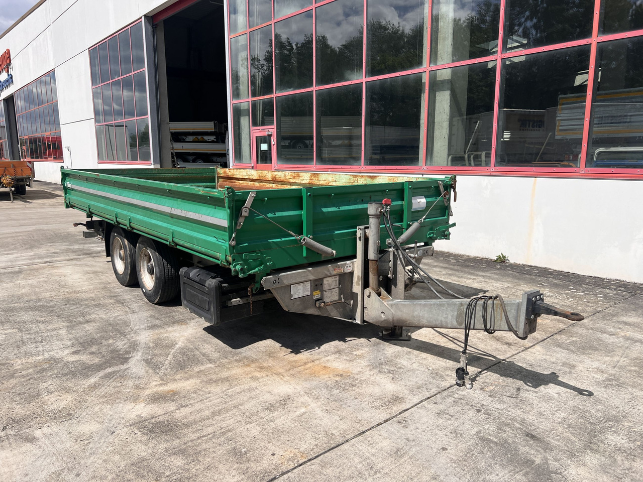 TK Tandemkipper- Tieflader, wenig Benutzt - Reboque basculante: foto 3 TK Tandemkipper- Tieflader, wenig Benutzt - Reboque basculante: foto 3