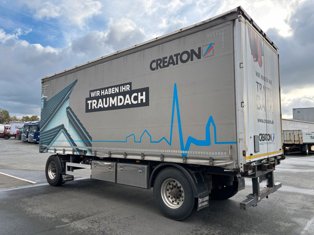 AZP18 Plane + Staplerhalterung - Reboque de lona: foto 2 AZP18 Plane + Staplerhalterung - Reboque de lona: foto 2