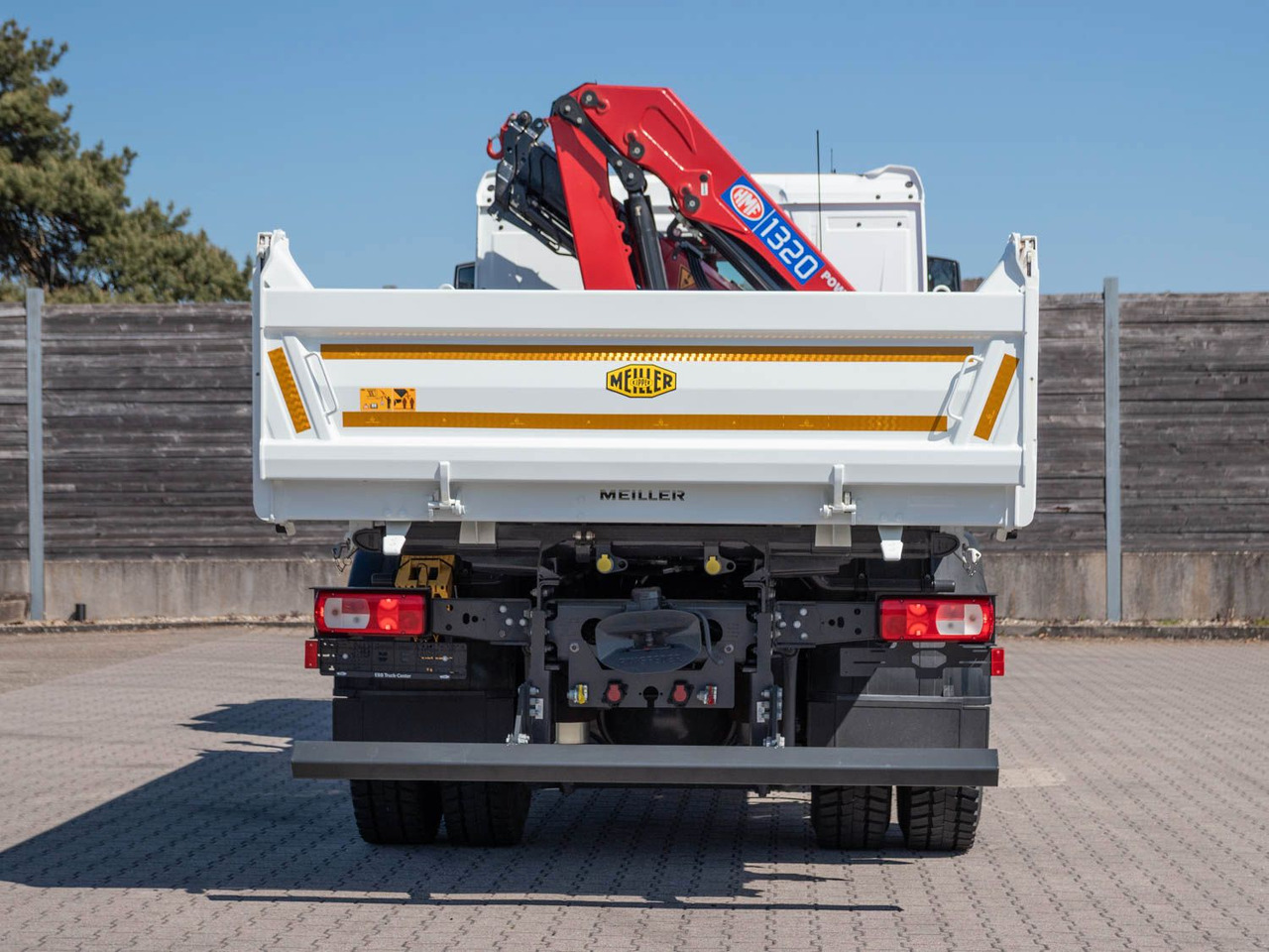 Camião grua, Camião basculante novo DAF FA XDC 370 Krankipper DAF XDC 370 FA Meiller Krankipper HMF: foto 9