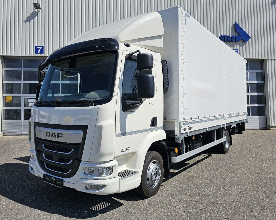 DAF LF 210 7,49t Spier Pritsche-Plane LBW Tageszulas DAF FA LF 210 08t Spier Pritsche mit LBW - Camião de lona: foto 1 DAF LF 210 7,49t Spier Pritsche-Plane LBW Tageszulas DAF FA LF 210 08t Spier Pritsche mit LBW - Camião de lona: foto 1