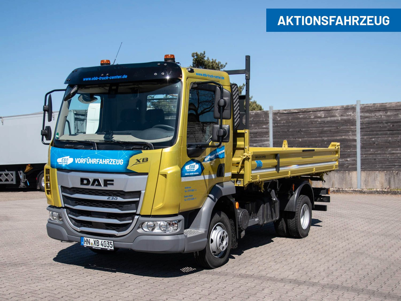 DAF XB 230 7,5t Meiller Kipper - Camião basculante: foto 1 DAF XB 230 7,5t Meiller Kipper - Camião basculante: foto 1
