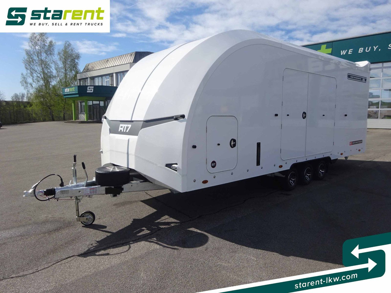 Brian James Trailers Race Transporter 7, Seilwinde - Reboque transporte de veículos: foto 1 Brian James Trailers Race Transporter 7, Seilwinde - Reboque transporte de veículos: foto 1