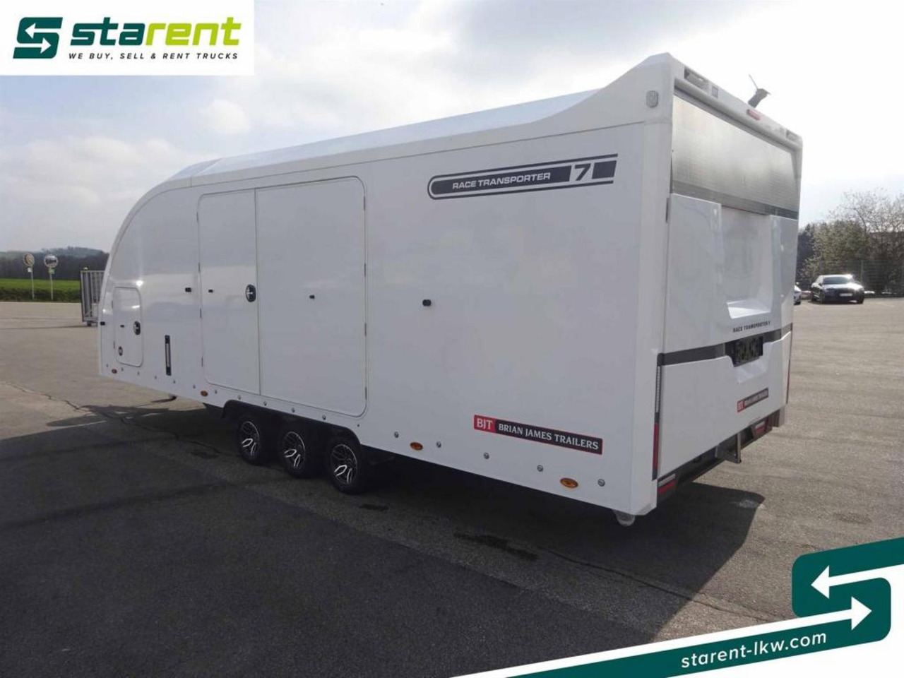 Reboque transporte de veículos novo Brian James Trailers Race Transporter 7, Seilwinde, elektrische Klappe: foto 7