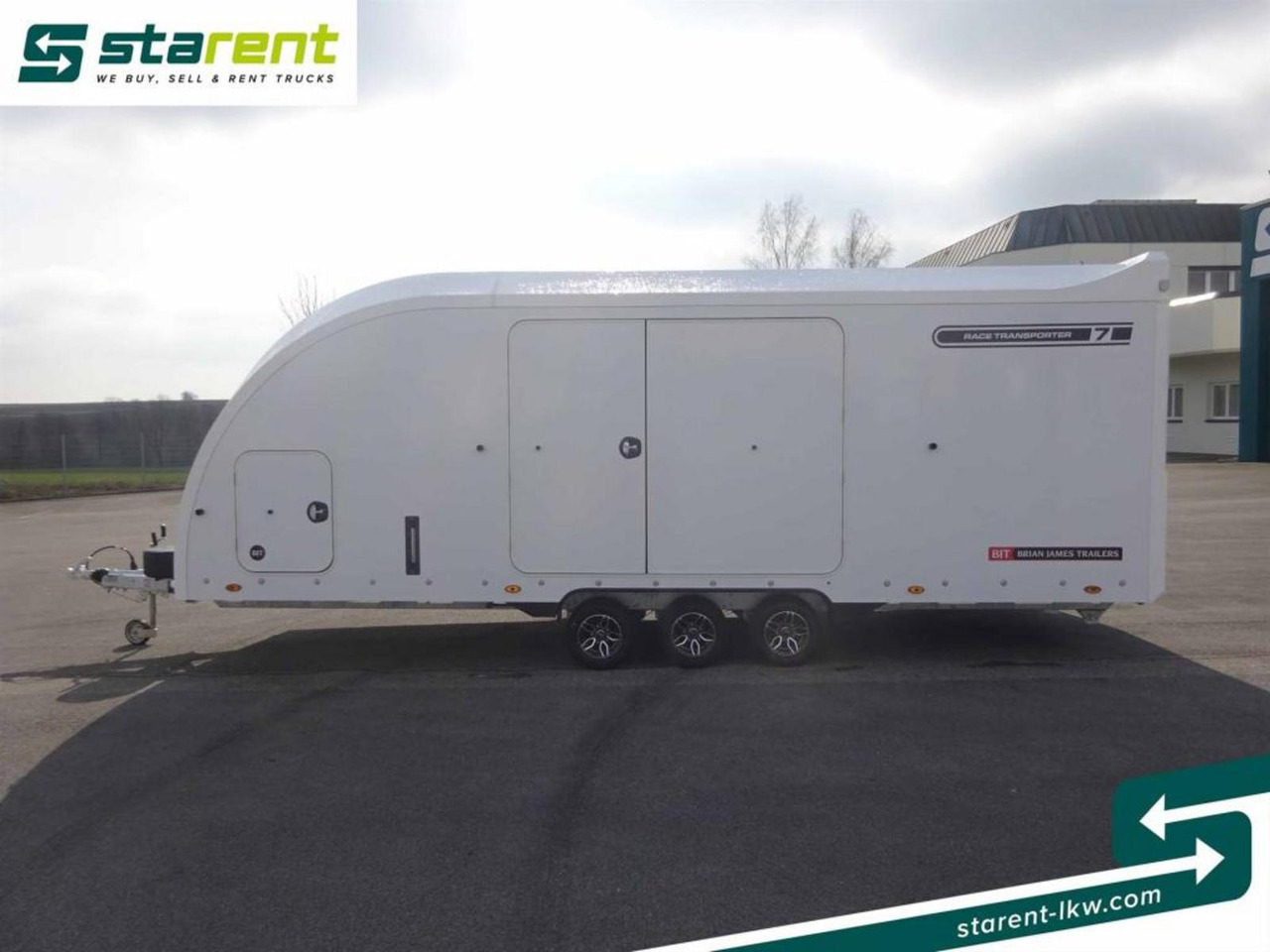 Reboque transporte de veículos novo Brian James Trailers Race Transporter 7, Seilwinde, elektrische Klappe: foto 8