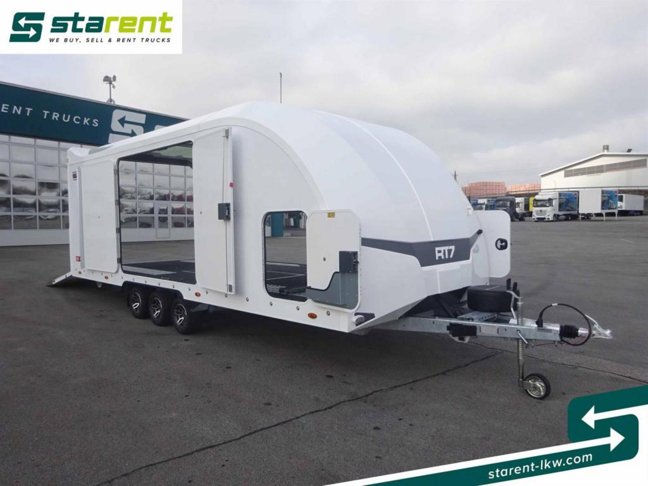 Reboque transporte de veículos novo Brian James Trailers Race Transporter 7, Seilwinde, elektrische Klappe: foto 10