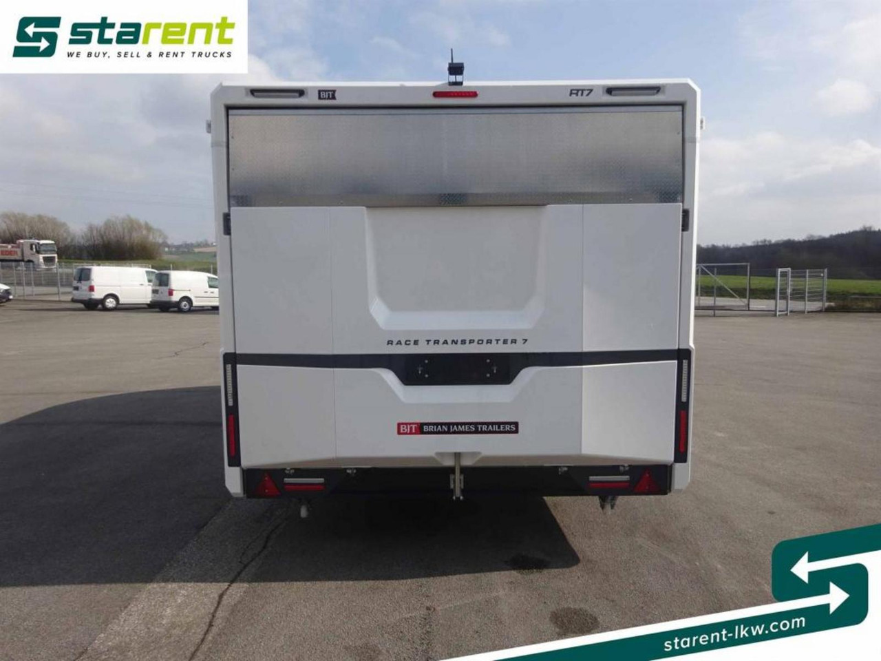 Reboque transporte de veículos novo Brian James Trailers Race Transporter 7, Seilwinde, elektrische Klappe: foto 6