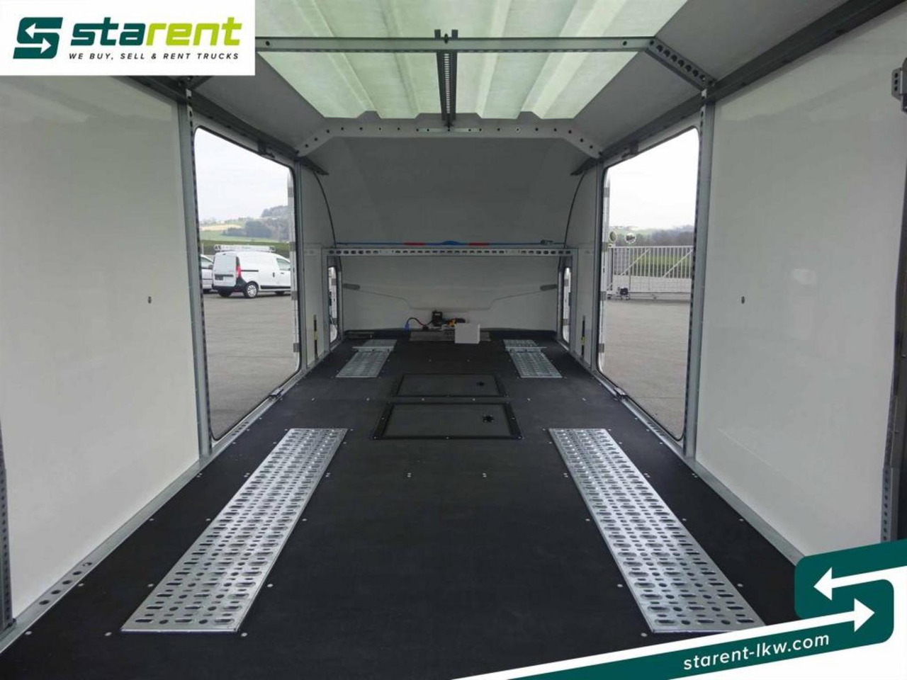 Reboque transporte de veículos novo Brian James Trailers Race Transporter 7, Seilwinde, elektrische Klappe: foto 16