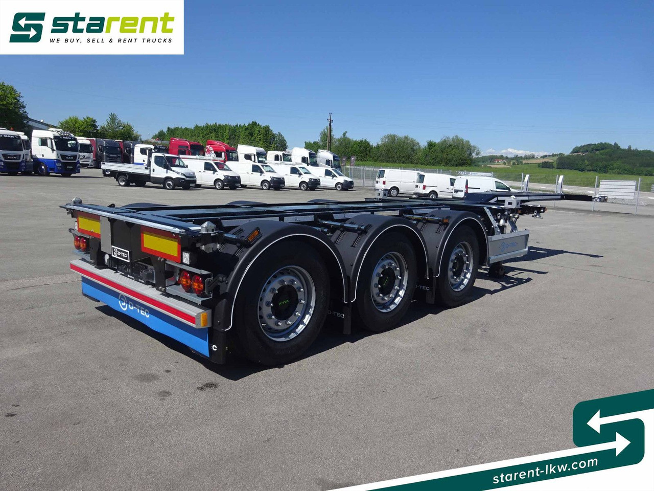 D-TEC Flexitrailer LS Containerchassis ADR, Liftachse - Semi-reboque transportador de contêineres/ Caixa móvel: foto 5 D-TEC Flexitrailer LS Containerchassis ADR, Liftachse - Semi-reboque transportador de contêineres/ Caixa móvel: foto 5