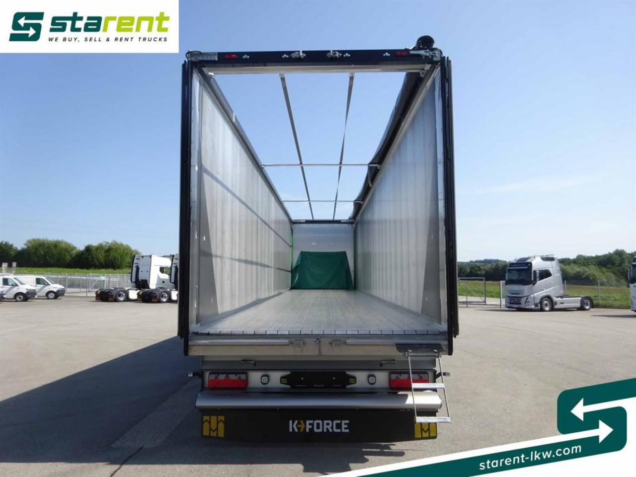 Semi-reboque piso móvel novo Kraker 8mm 92m³ BPW-Achsen Funk. Verzinkt Liftachse: foto 11