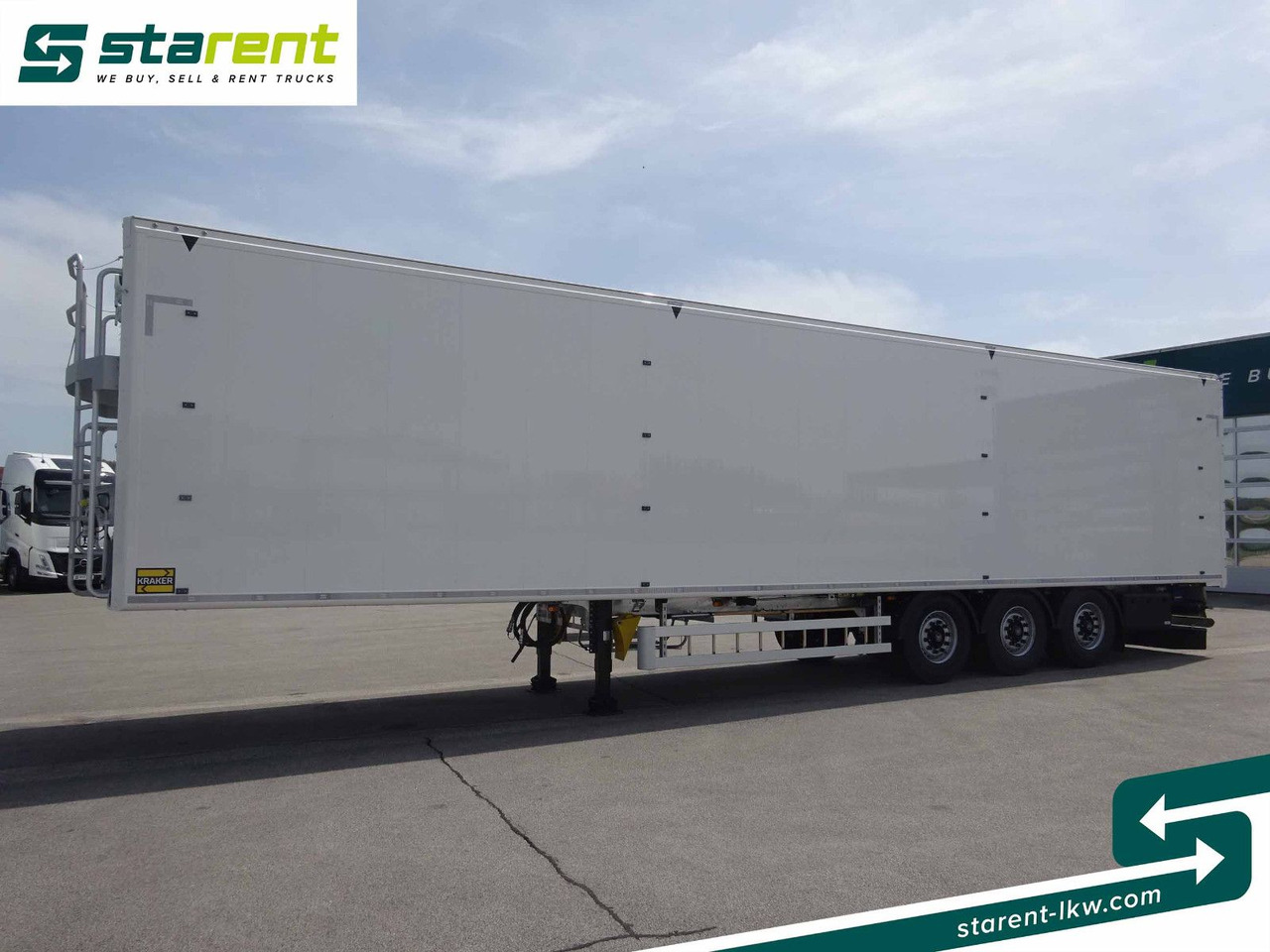 Kraker CF-Z 200ZL, 92 m³, Funkfernbedienung, BPW-Achsen - Semi-reboque piso móvel: foto 1 Kraker CF-Z 200ZL, 92 m³, Funkfernbedienung, BPW-Achsen - Semi-reboque piso móvel: foto 1