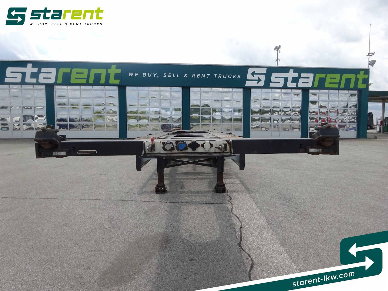 Krone Containerchassis 1x20/2x20/1x40/1x45, Liftachse - Semi-reboque transportador de contêineres/ Caixa móvel: foto 2 Krone Containerchassis 1x20/2x20/1x40/1x45, Liftachse - Semi-reboque transportador de contêineres/ Caixa móvel: foto 2