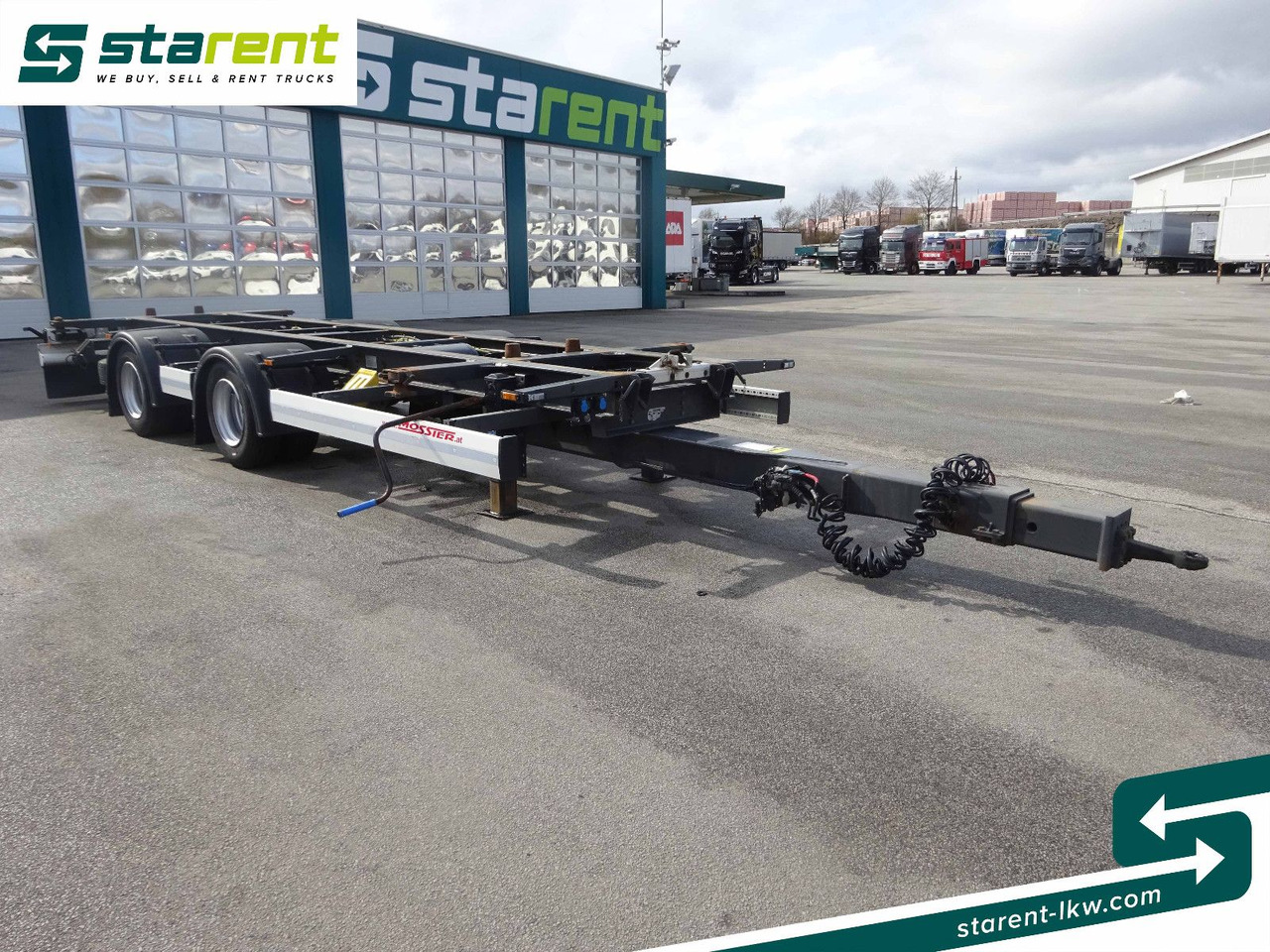 Krone Jumbotandemlafette, BDF Wechselrahmen - Reboque transportador de contêineres/ Caixa móvel: foto 3 Krone Jumbotandemlafette, BDF Wechselrahmen - Reboque transportador de contêineres/ Caixa móvel: foto 3