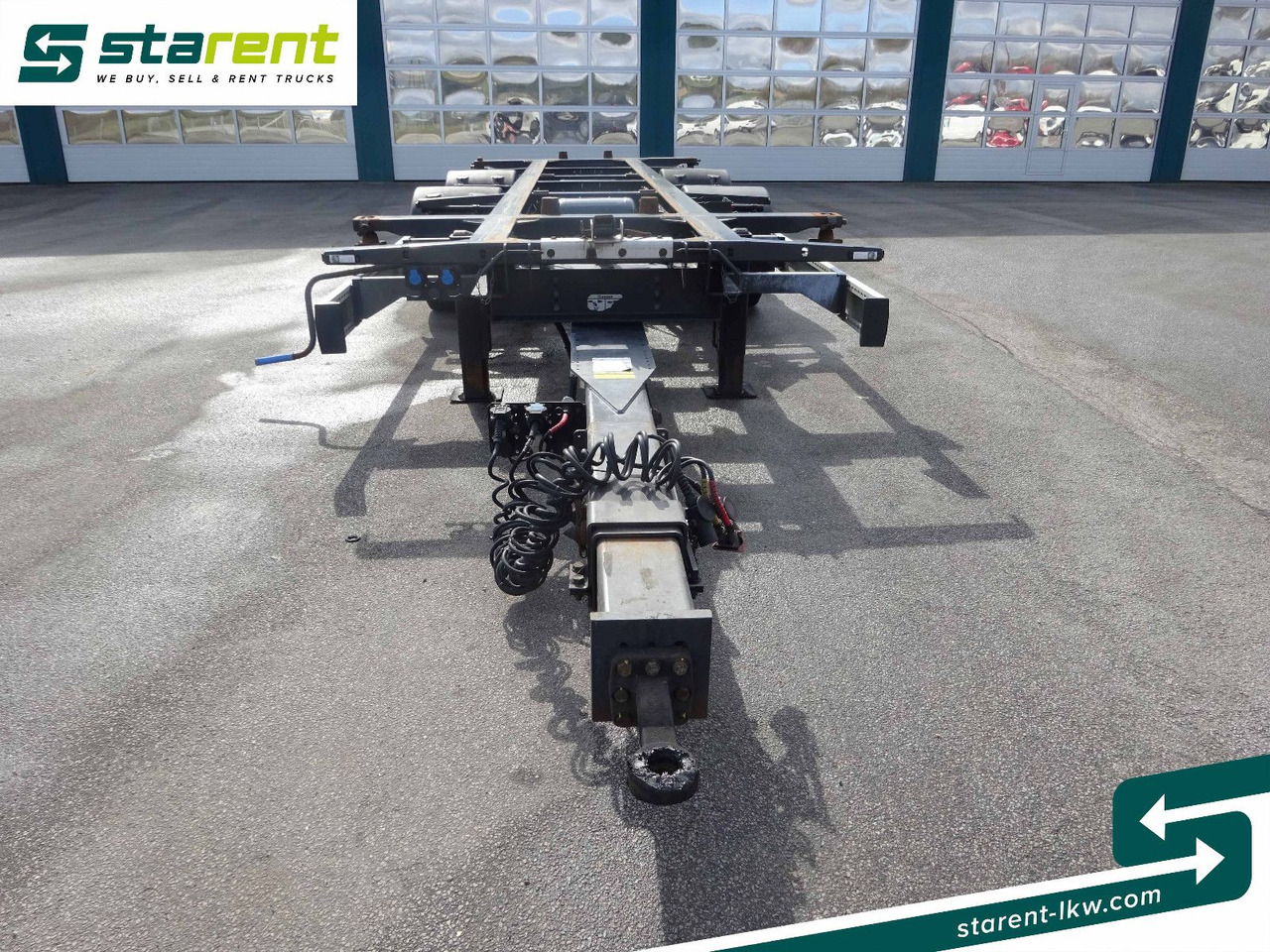Krone Jumbotandemlafette, BDF Wechselrahmen - Reboque transportador de contêineres/ Caixa móvel: foto 2 Krone Jumbotandemlafette, BDF Wechselrahmen - Reboque transportador de contêineres/ Caixa móvel: foto 2