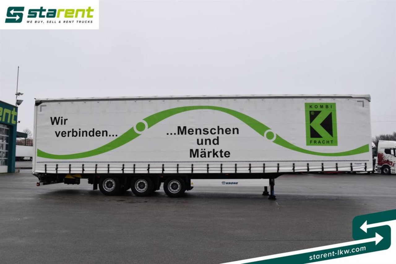 Krone Megatrailer Hubdach Lift-A Palettenanschlagleisten - Semi-reboque de lona: foto 4 Krone Megatrailer Hubdach Lift-A Palettenanschlagleisten - Semi-reboque de lona: foto 4