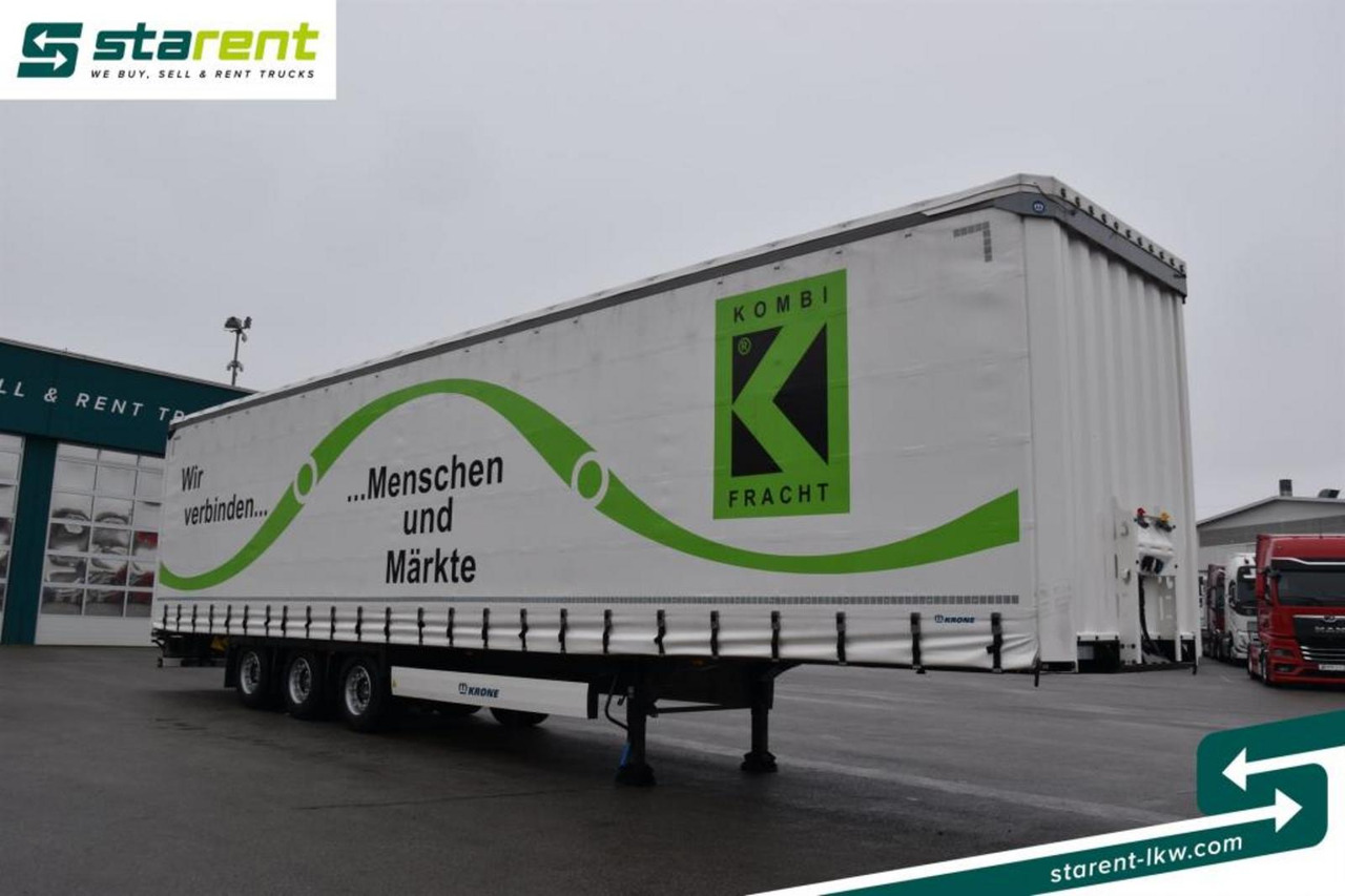 Krone Megatrailer Hubdach Lift-A Palettenanschlagleisten - Semi-reboque de lona: foto 3 Krone Megatrailer Hubdach Lift-A Palettenanschlagleisten - Semi-reboque de lona: foto 3
