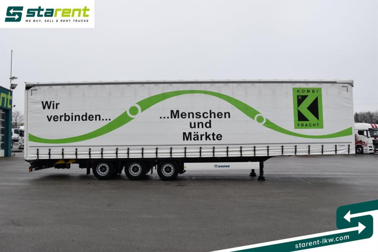 Krone Megatrailer Hubdach Lift-A Palettenanschlagleisten - Semi-reboque de lona: foto 4 Krone Megatrailer Hubdach Lift-A Palettenanschlagleisten - Semi-reboque de lona: foto 4