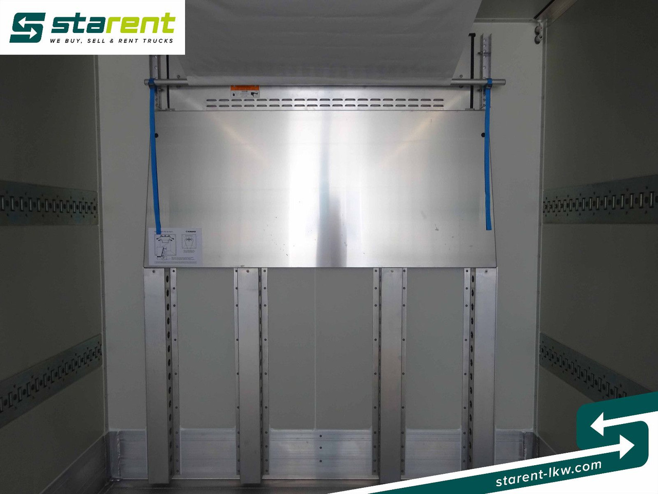 Semi-reboque furgão Krone Thermotrailer Carrier Vector 1550, Zurrleisten: foto 13