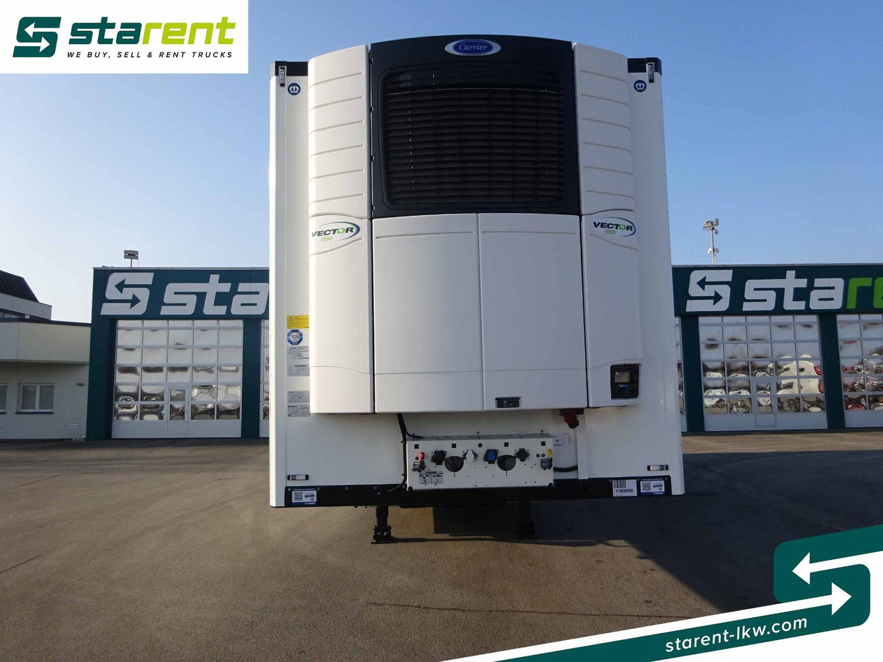 Krone Thermotrailer Carrier Vector 1550, Zurrleisten - Semi-reboque furgão: foto 2 Krone Thermotrailer Carrier Vector 1550, Zurrleisten - Semi-reboque furgão: foto 2