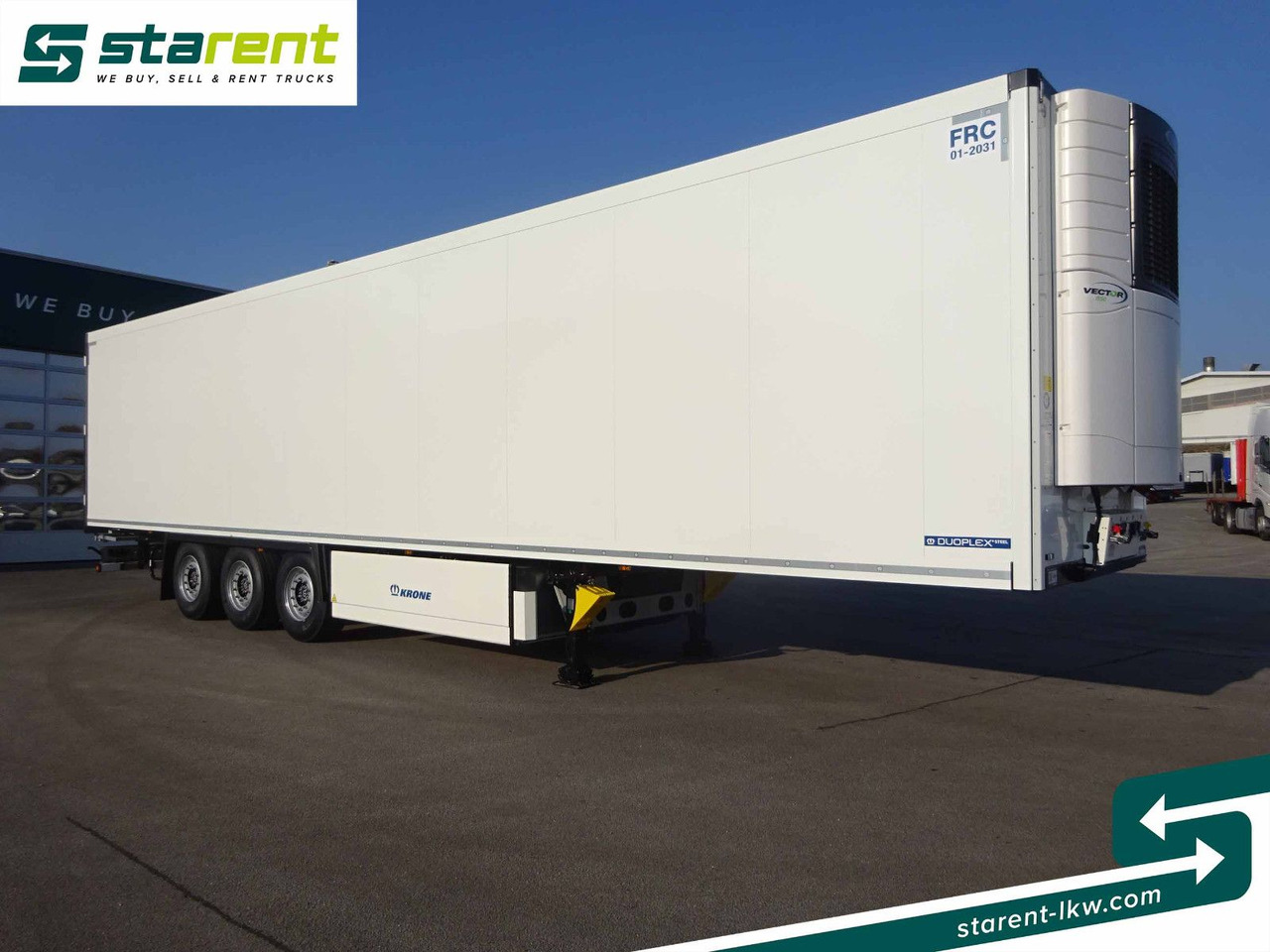 Krone Thermotrailer Carrier Vector 1550, Zurrleisten - Semi-reboque furgão: foto 3 Krone Thermotrailer Carrier Vector 1550, Zurrleisten - Semi-reboque furgão: foto 3